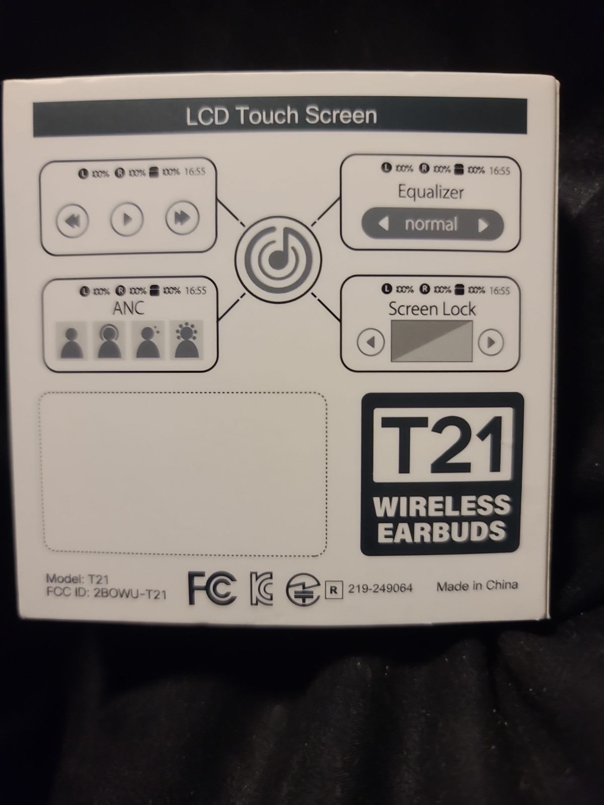 T21 Wireless Earbuds In ear Active Noise Canceling Deep Bass HD Call New in Box