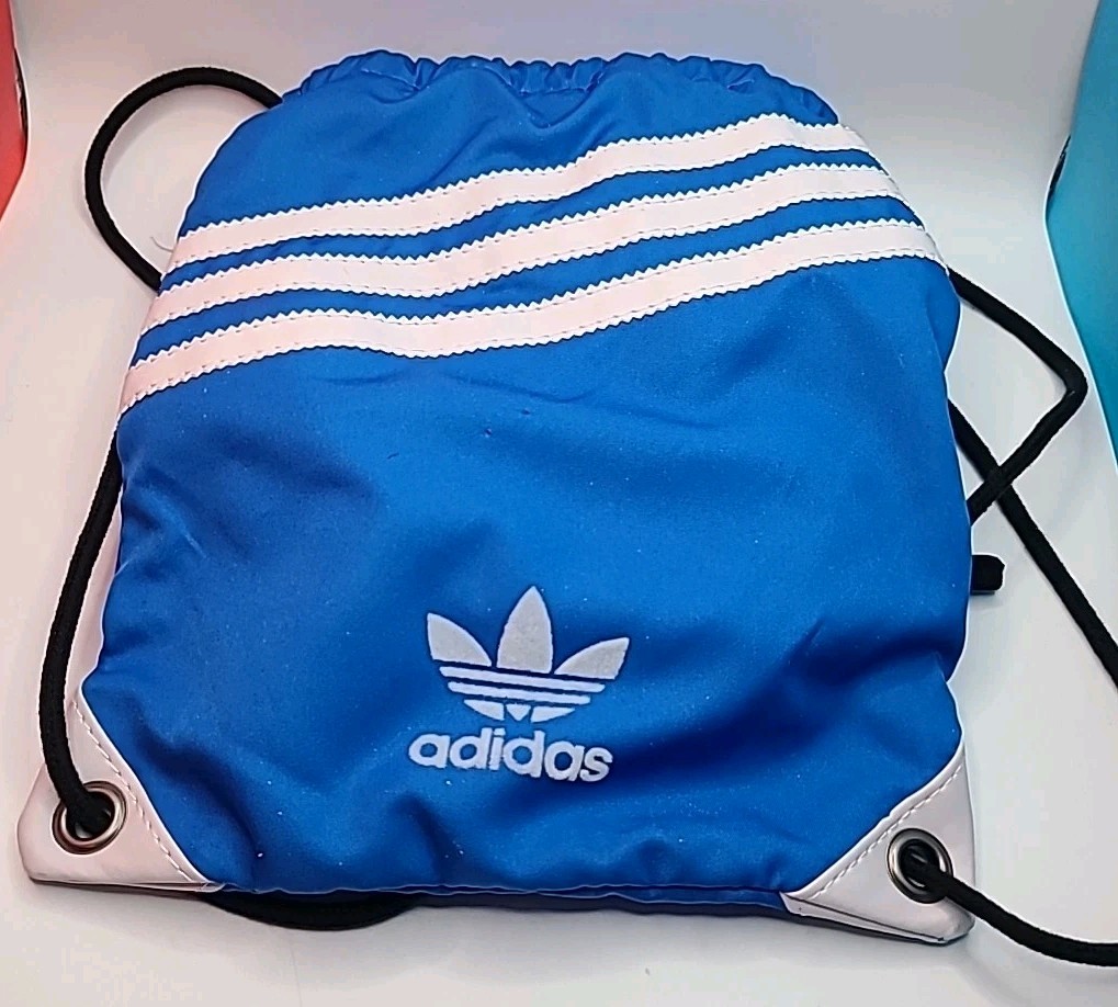 Adidas Sennheiser HD 220 Over Ear Closed Back Headphones With Bag Blue White