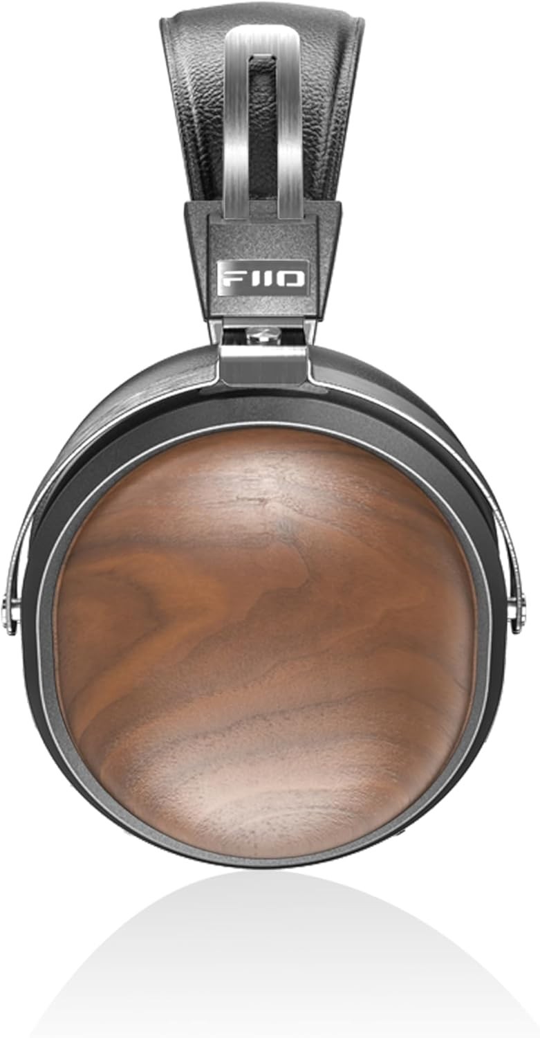 FiiO FT1 32Ω Large Dynamic Driver Headphones with Solid Wood Cups (Black)