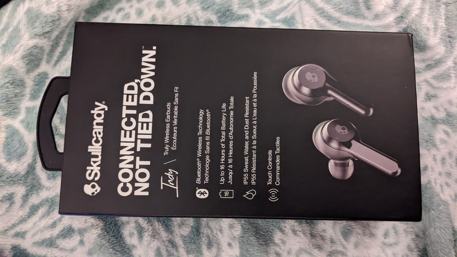 Skullcandy Bluetooth Headphones Indy, True Wireless, 16 hours of battery