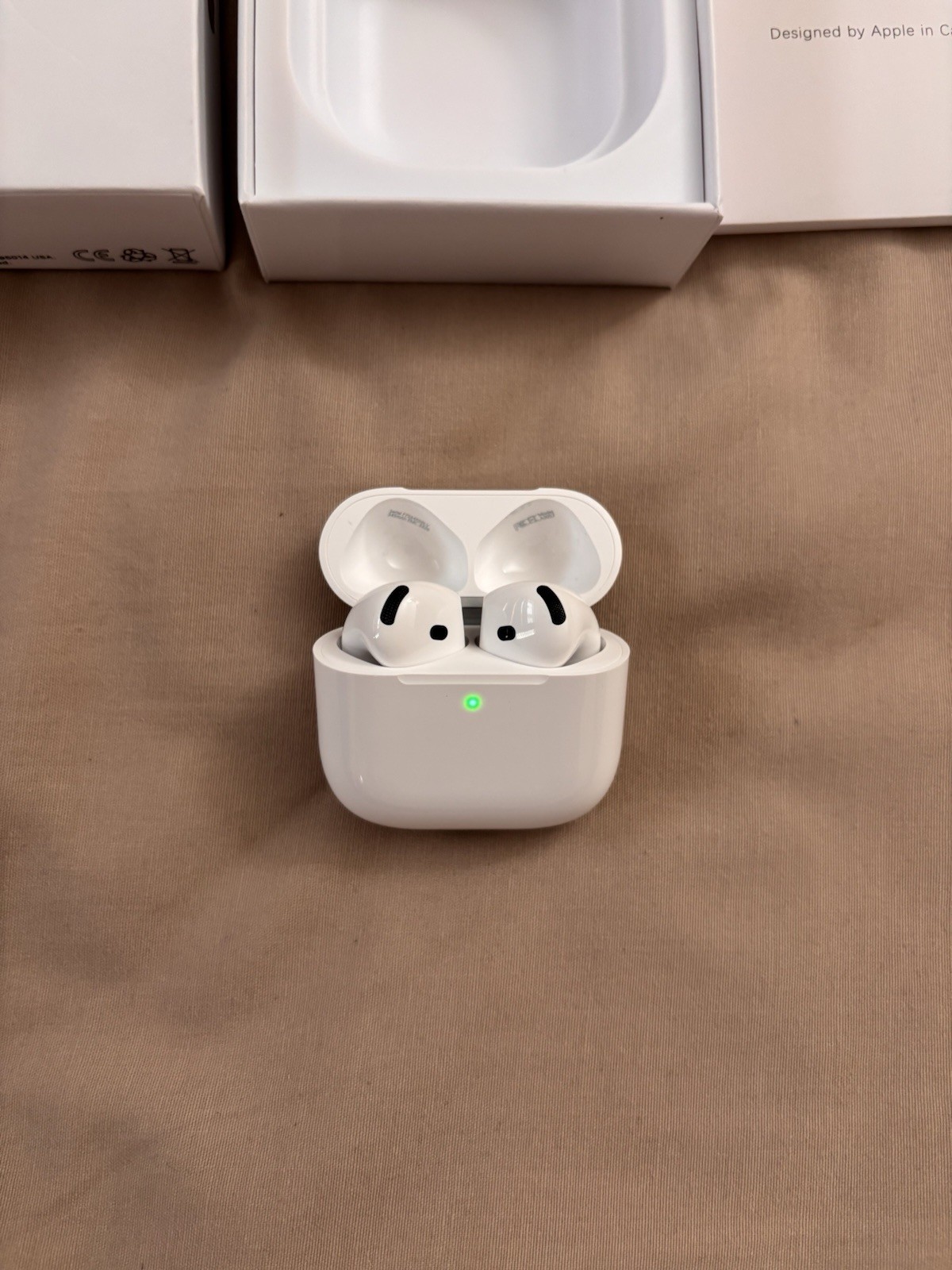 Apple AirPods 4 ANC Wireless Bluetooth Earbuds, White, Charging Case, In-Ear