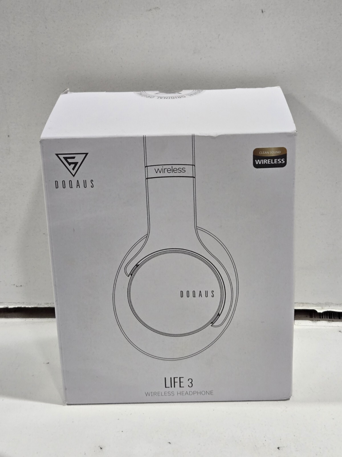 DOQAUS Life 3 Bluetooth Headphones Over Ear Wireless Black NEW