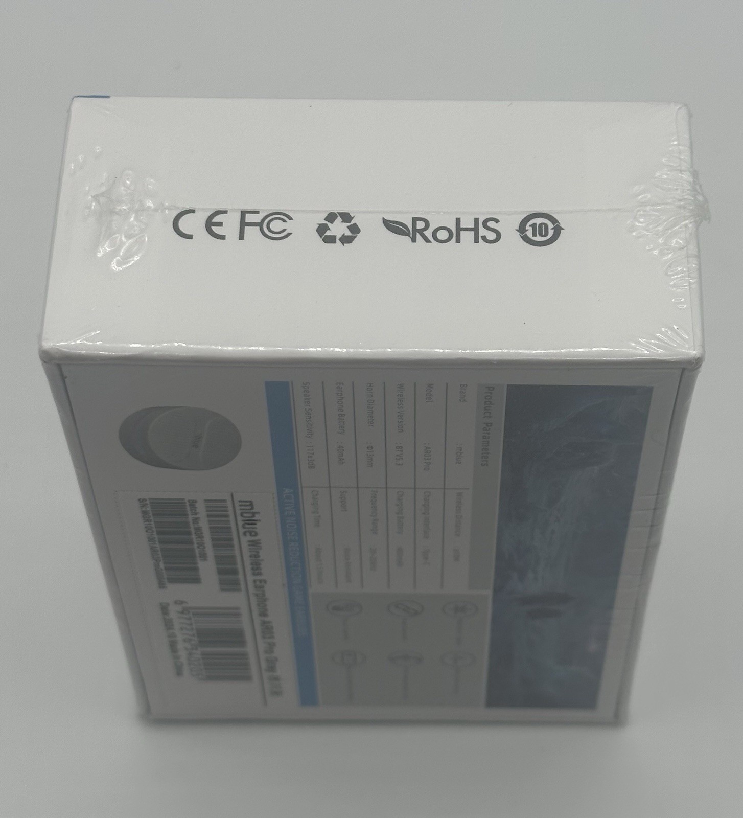 NEW AND SEALED mblue Wireless Earphone AR03 Pro RGB Game Earbuds