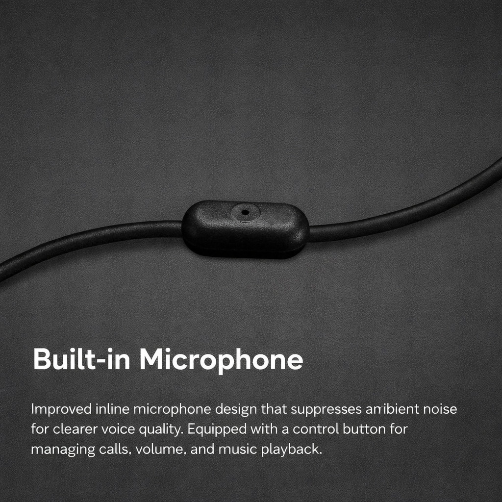Marshall Mode USB-C Wired Earbuds Black In Ear Headphones Mic Remote