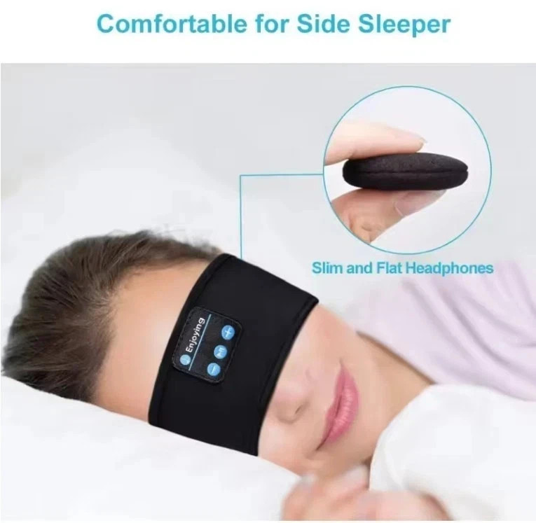 Bluetooth Earphones Sports Sleeping Headband Elastic Wireless Headphones
