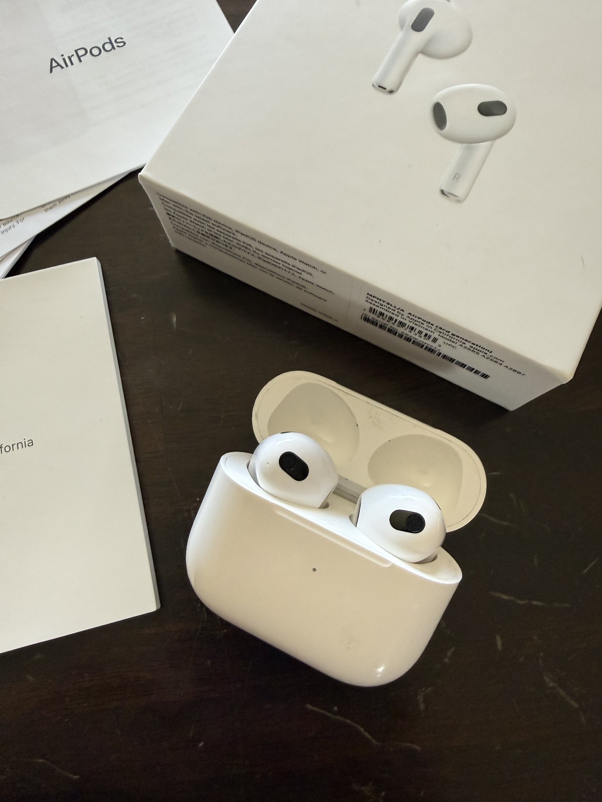 Apple AirPods 3 with Lightning Charging Case – 3rd Generation – Original Box