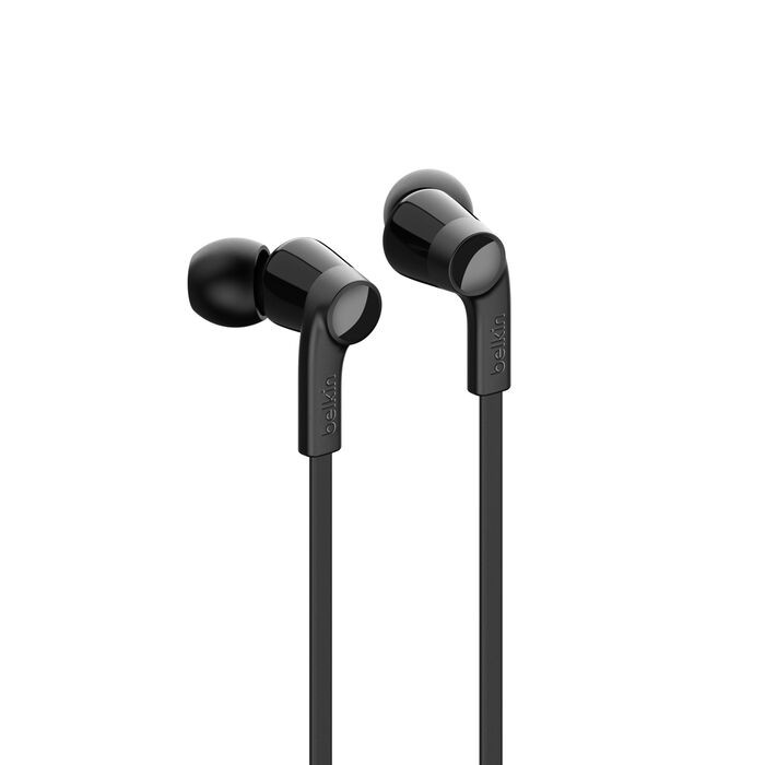 Belkin SoundForm Wired Earphones Lightning for iPhone & iPad MFi Certified Black