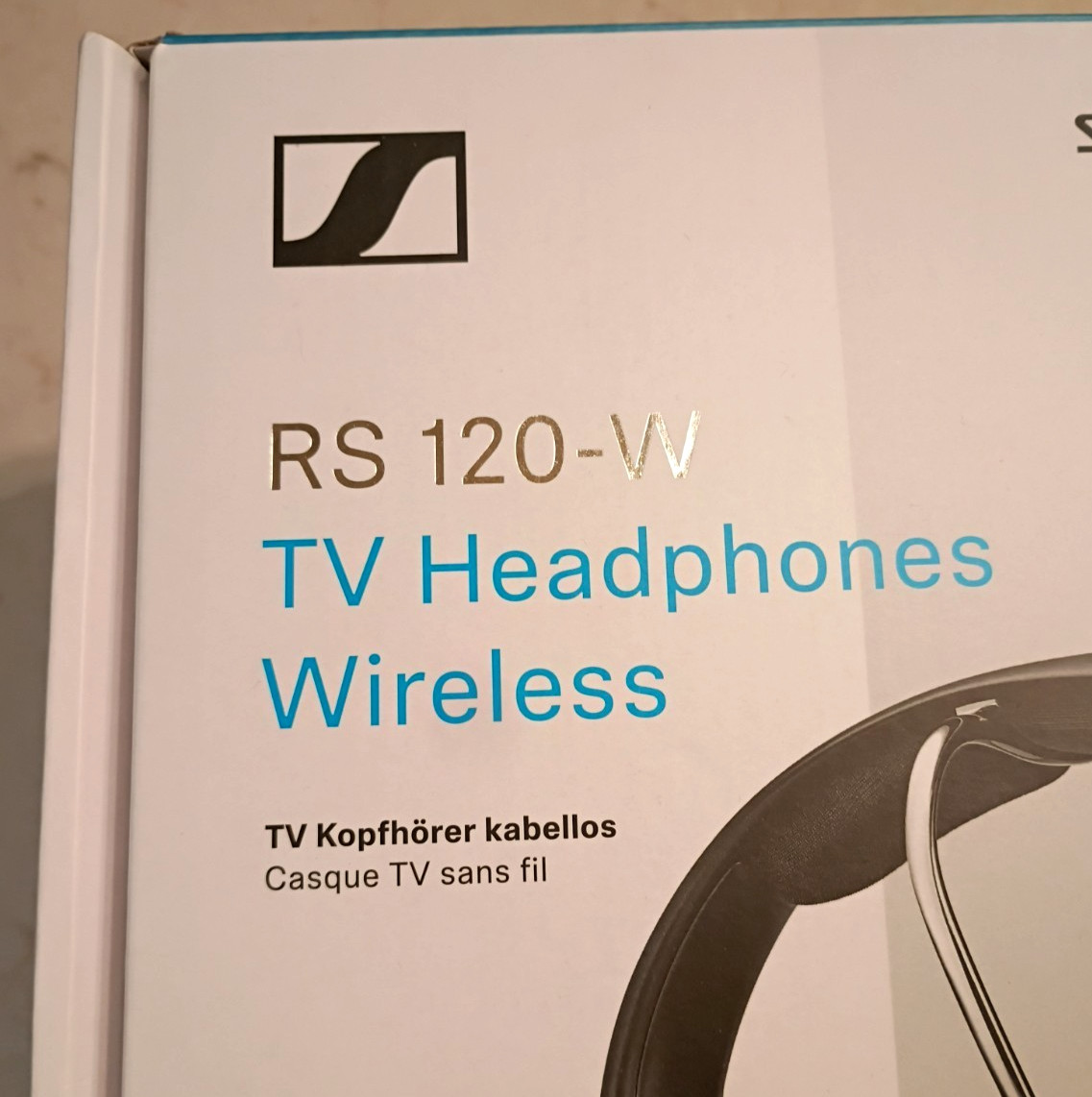 Sennheiser RS 120 W On-Ear Wireless Stereo Headphone System – Black