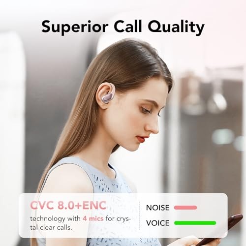 Ear buds Wireless Earbuds Bluetooth 5.3 Headphones 60hrs Playtime with Rose