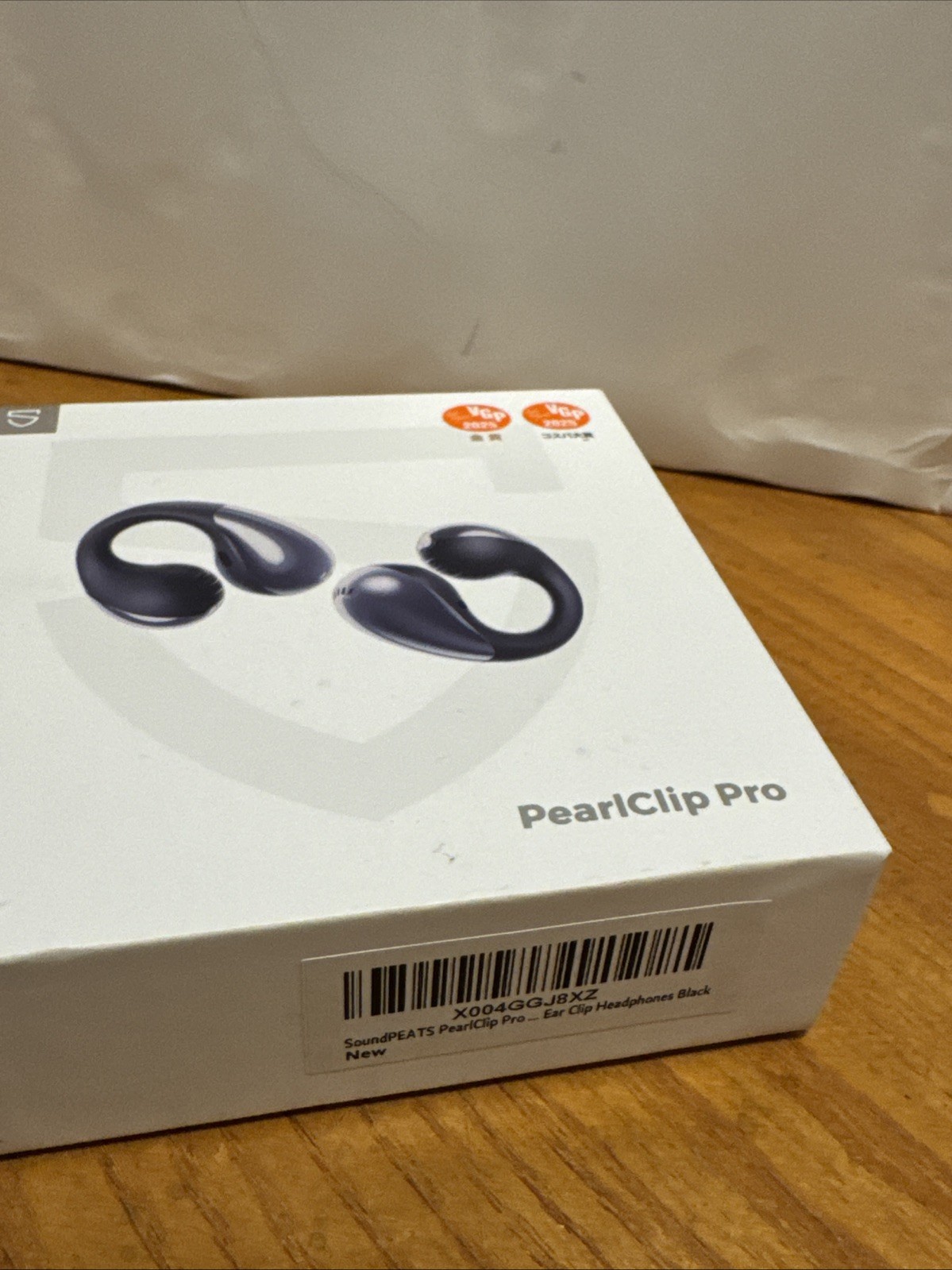 SoundPEATS PearlClip Pro Bluetooth Earbuds Black Earphones Clip On Ear Buds