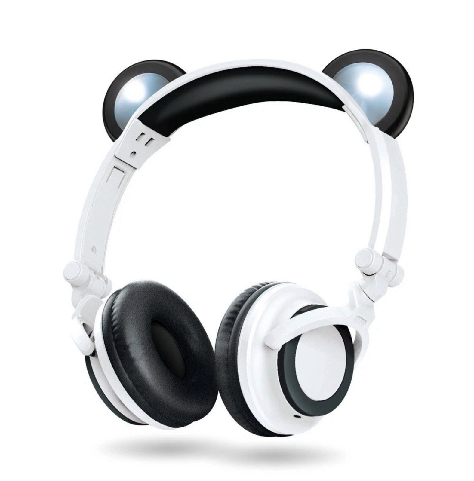 ART+SOUND LED Light Up Panda Bluetooth Wireless / Wired Headphones