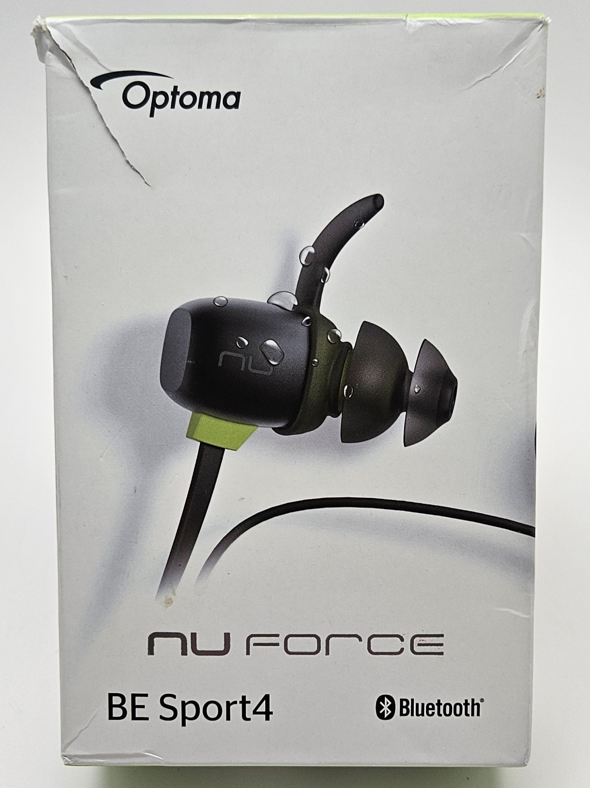 NuForce BE Sport4 BT Sports Earbuds IPX5 Waterproof 10H Playtime Used