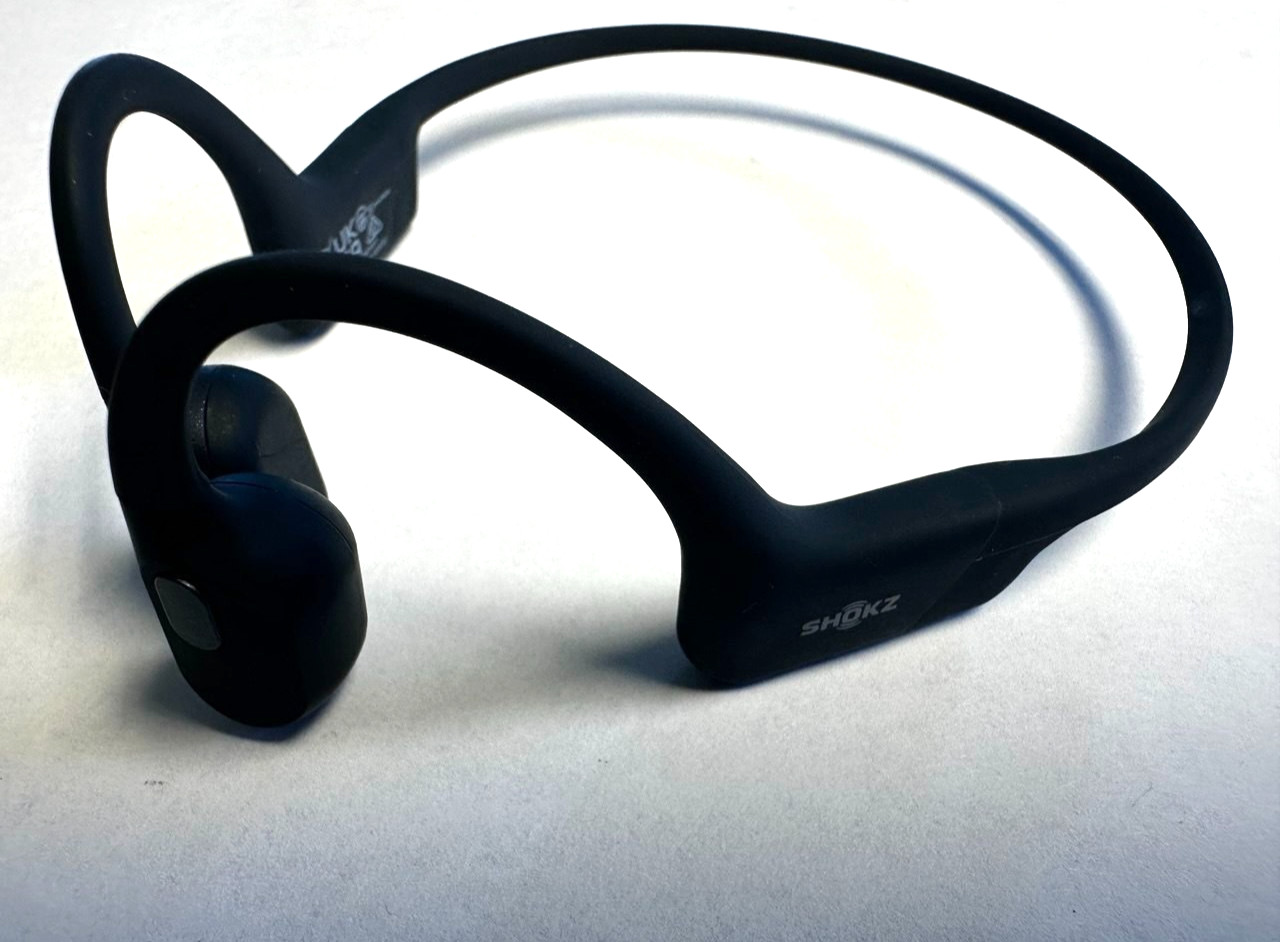 Shokz OpenRun Wireless Bone Conduction Headphones – Black (Model S803)
