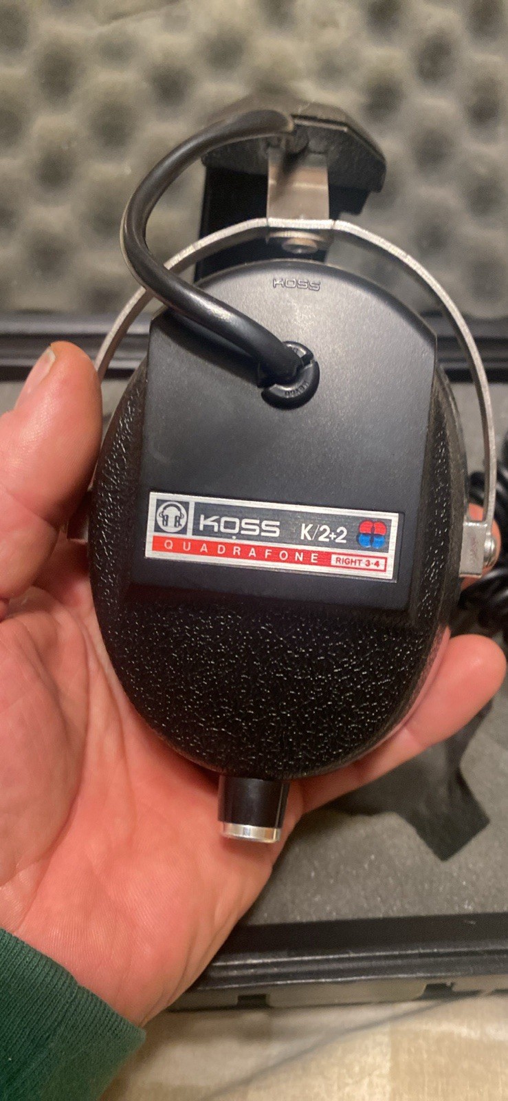 Koss K/2+2 Quadrafone Over-Ear Stereo 1/4in Coiled 6ft Cable w/ Case