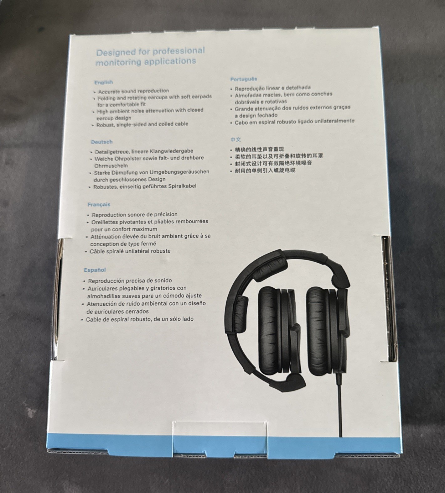 Sennheiser HD 280 Pro Closed-Back Headphones Black 1
