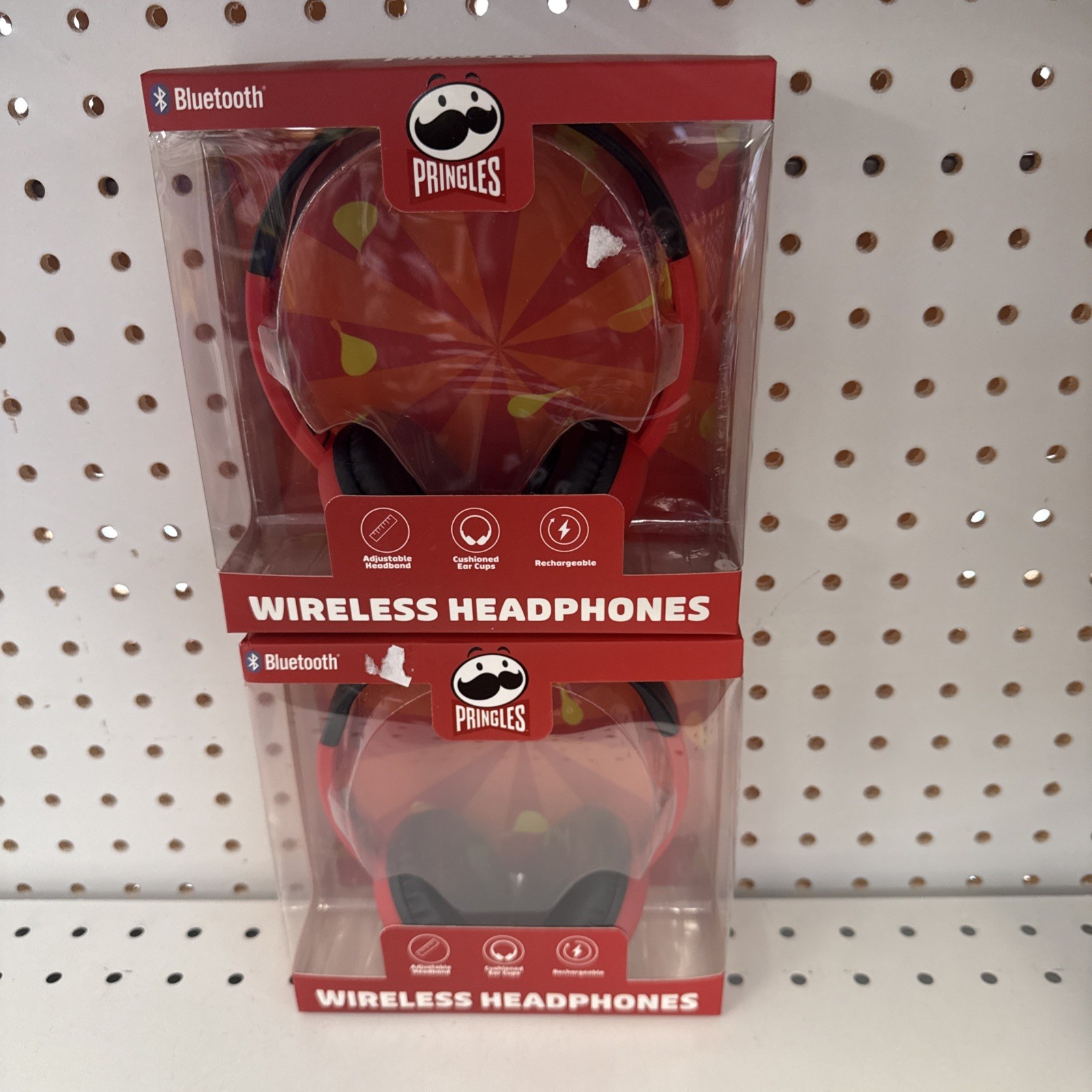 Set Of Two Pringles Wireless Headphones–Bluetooth