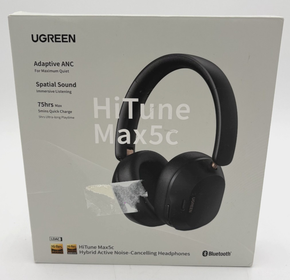 UGREEN HiTune Max5c ANC Wireless Bluetooth Headphones (Black)