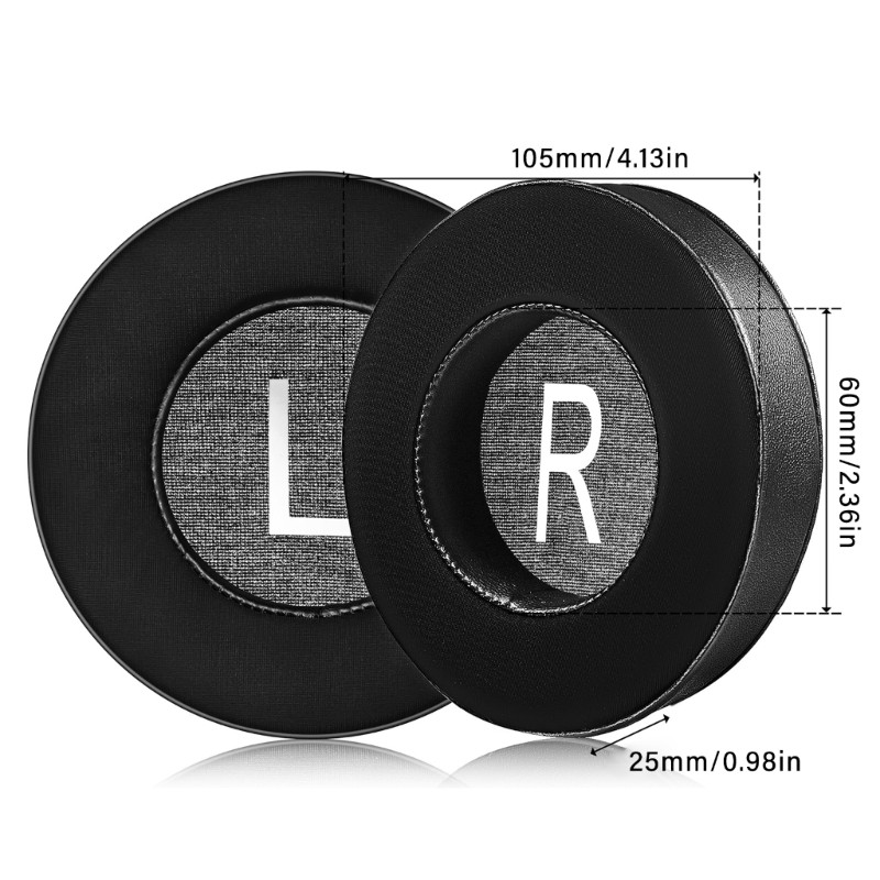 Round Earpads Ear Pad for 70 75 80 85 90 95 100 105mm Headphones Ear Cushions