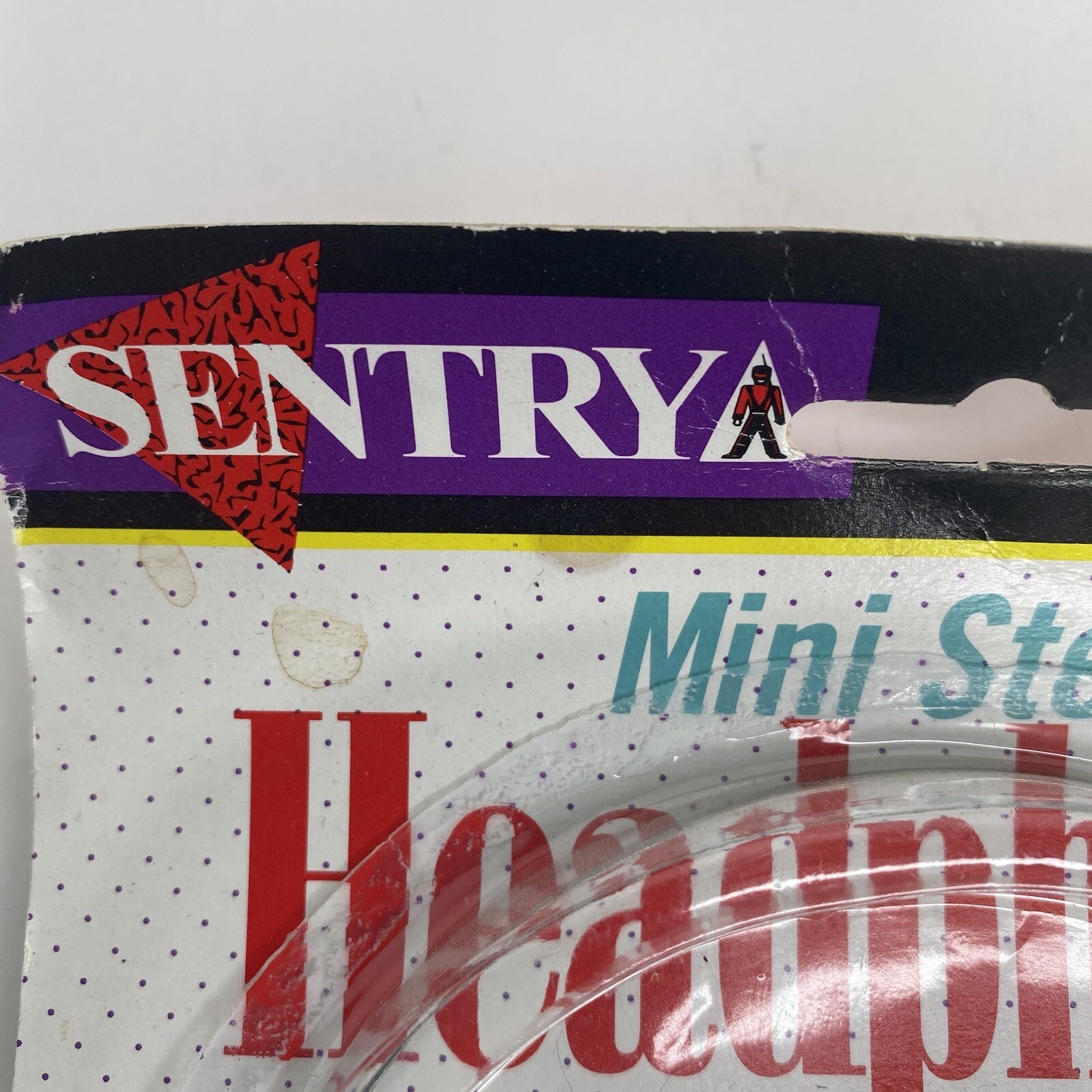 Vintage 1980’s New Sentry Mini Stereo Over-Head Headphones H0415