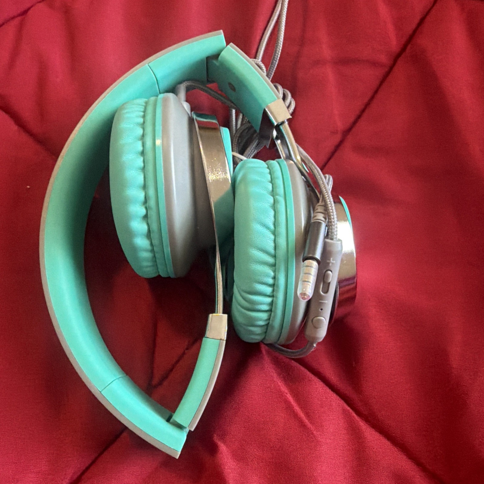 AILIHEN C8 Colorful Blue Mint Wired Headphones