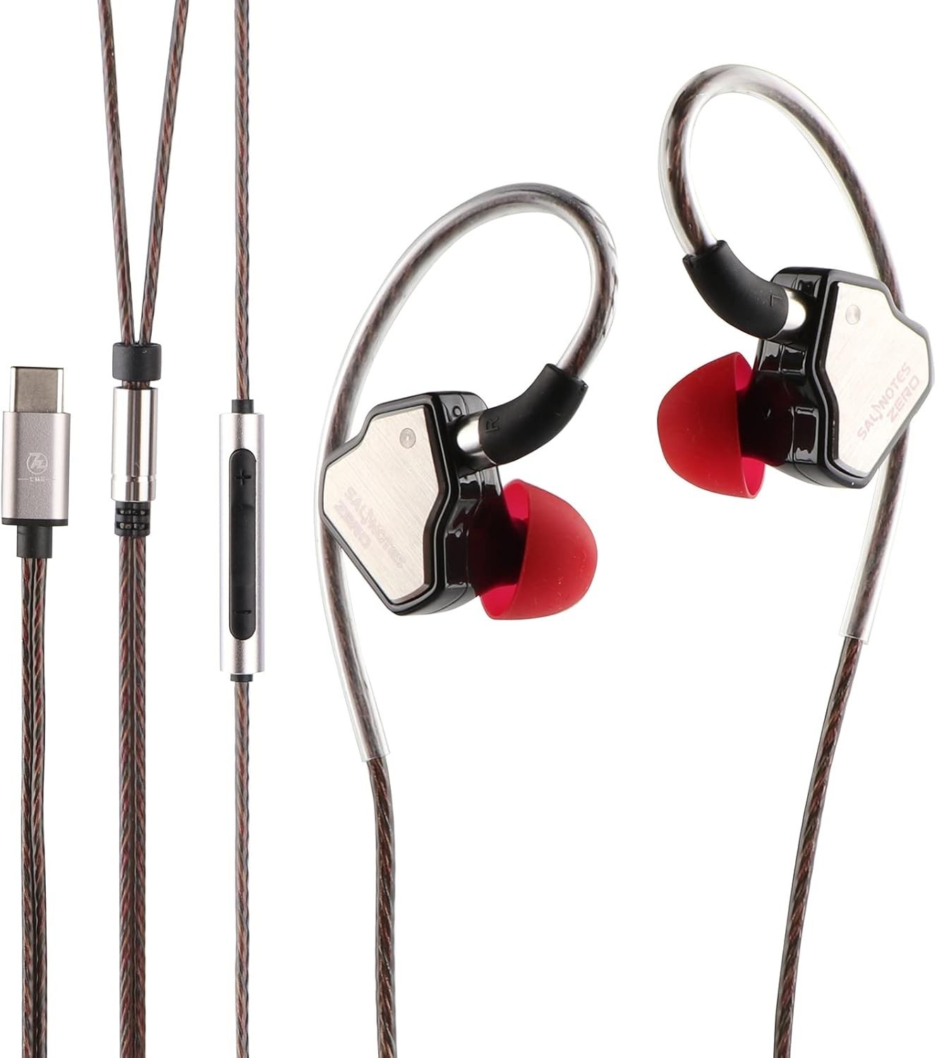 Salnotes Zero HiFi 10mm Dynamic Driver In-Ear Earphones with Detachable Cable