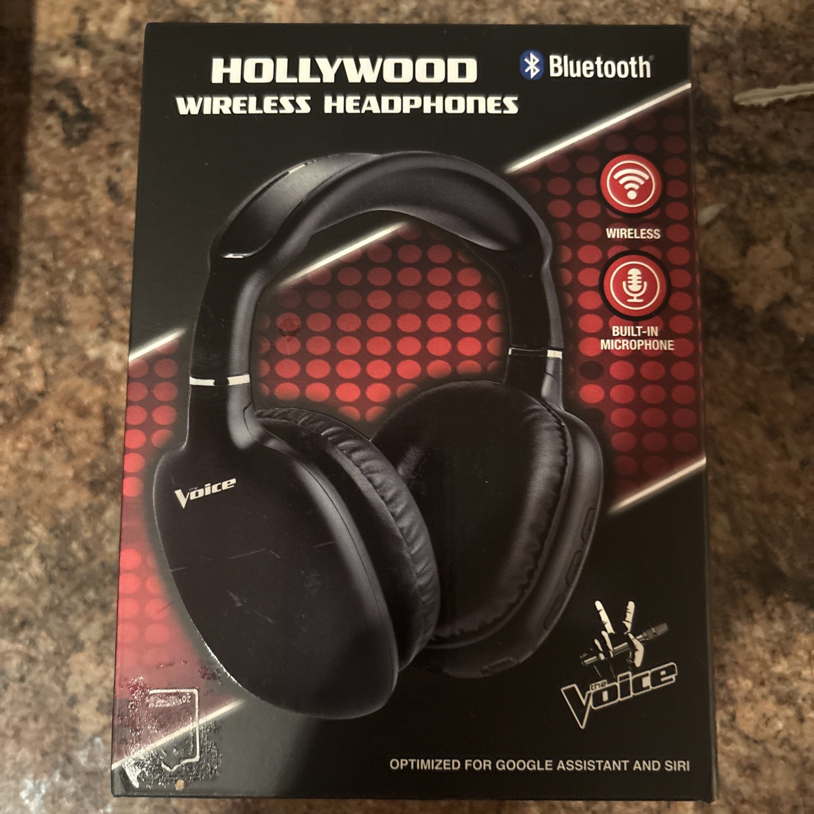 The Voice Hollywood Wireless Headphones Bluetooth Built In Microphone
