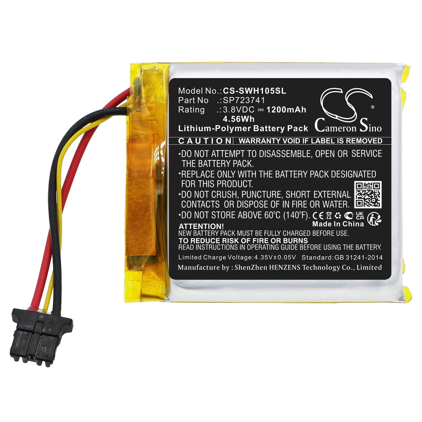 BATTERIE 1200mAh Type SP723741 For Sony WH-1000XM5 WF-1000XM5 Headphones