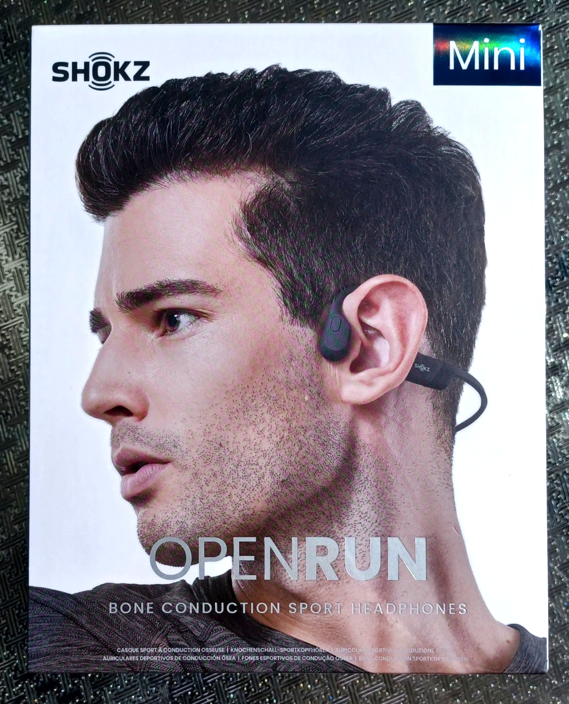 SHOKZ OpenRun MINI Wireless Bluetooth Bone-Conduction Sport Headphones – Black