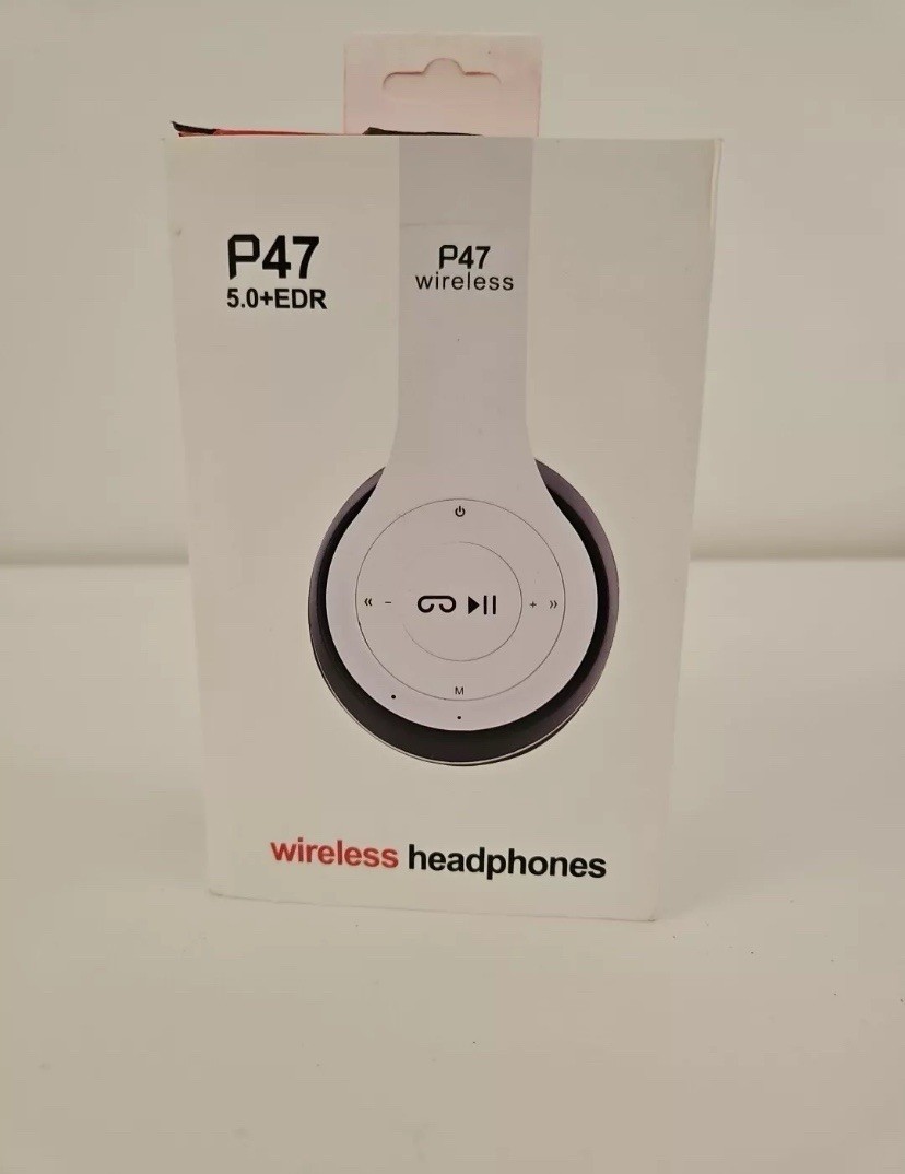 P47 5.0 EDR Wireless Bluetooth Over the Ear Headphones US Seller