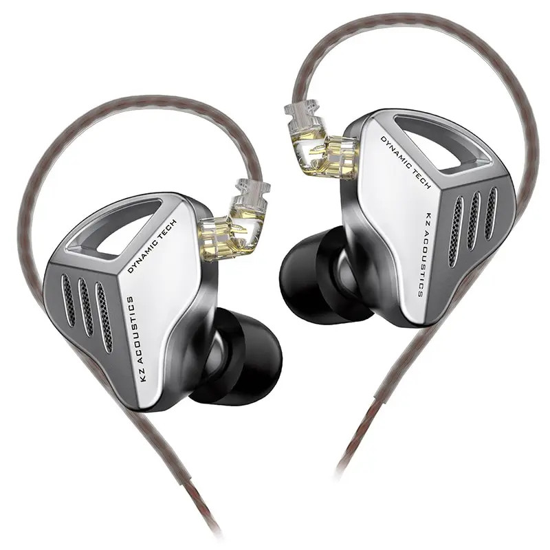 KZ ZVX Wired In-Ear Earphones Dynamic HiFi Bass Metal Earbuds w/ Mic