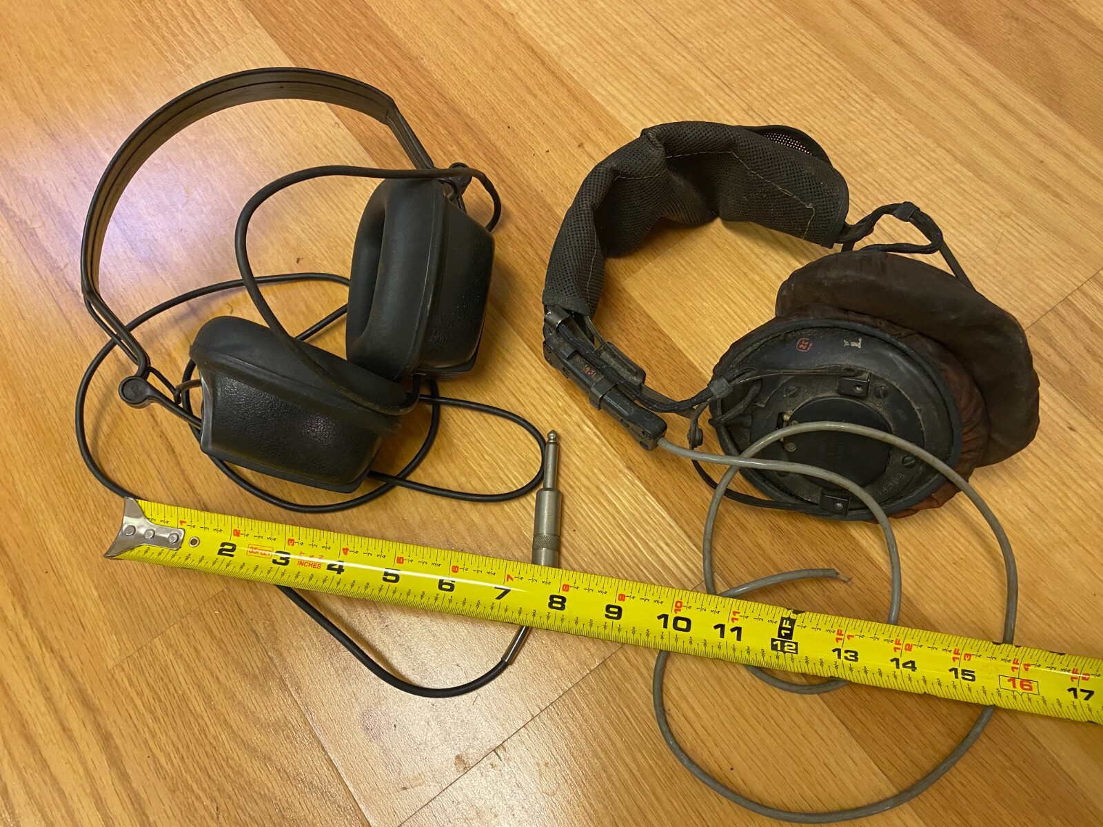 Vintage Stereo Headphones LOT Pair from 1940s/50s & 1960s/70s Antique Kings MEP