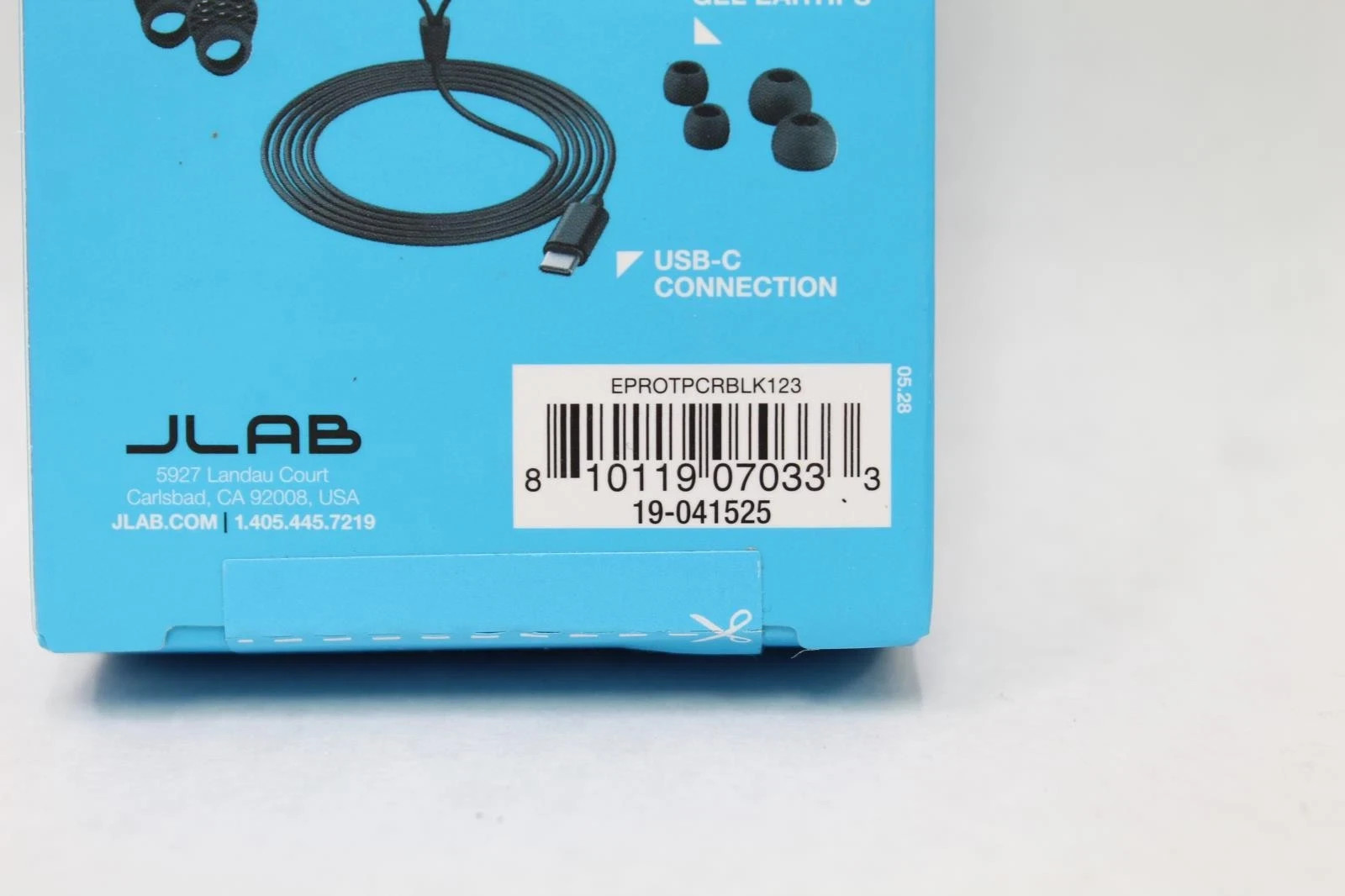 JLab – JBuds Pro USB-C Wired Earbuds – Black