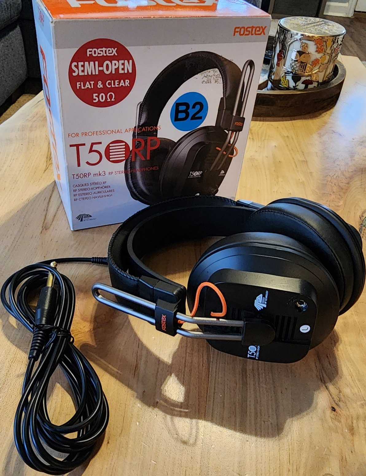 Mayflower Electronics Custom Fostex T50RP mk3 Semi-Open Studio Headphones
