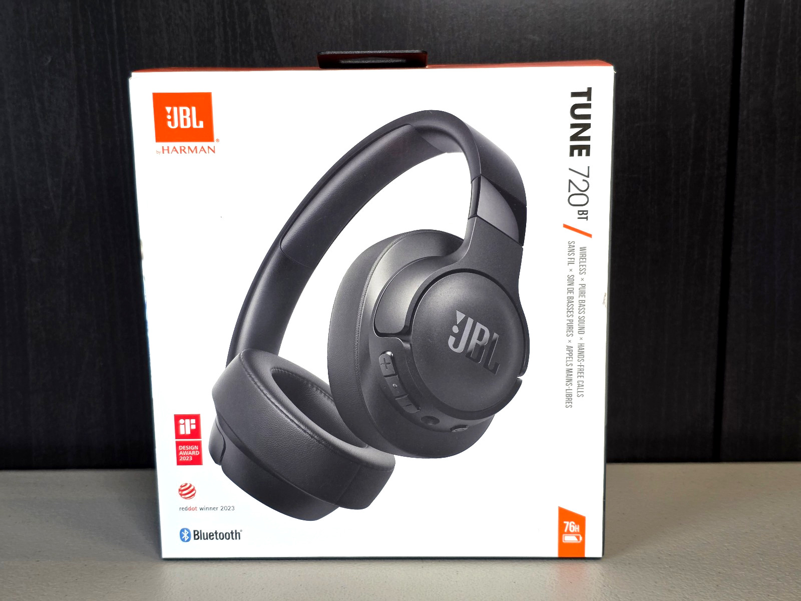 JBL Tune 720BT Wireless Bluetooth Headphones -Pure Bass Sound & Hands Free Calls