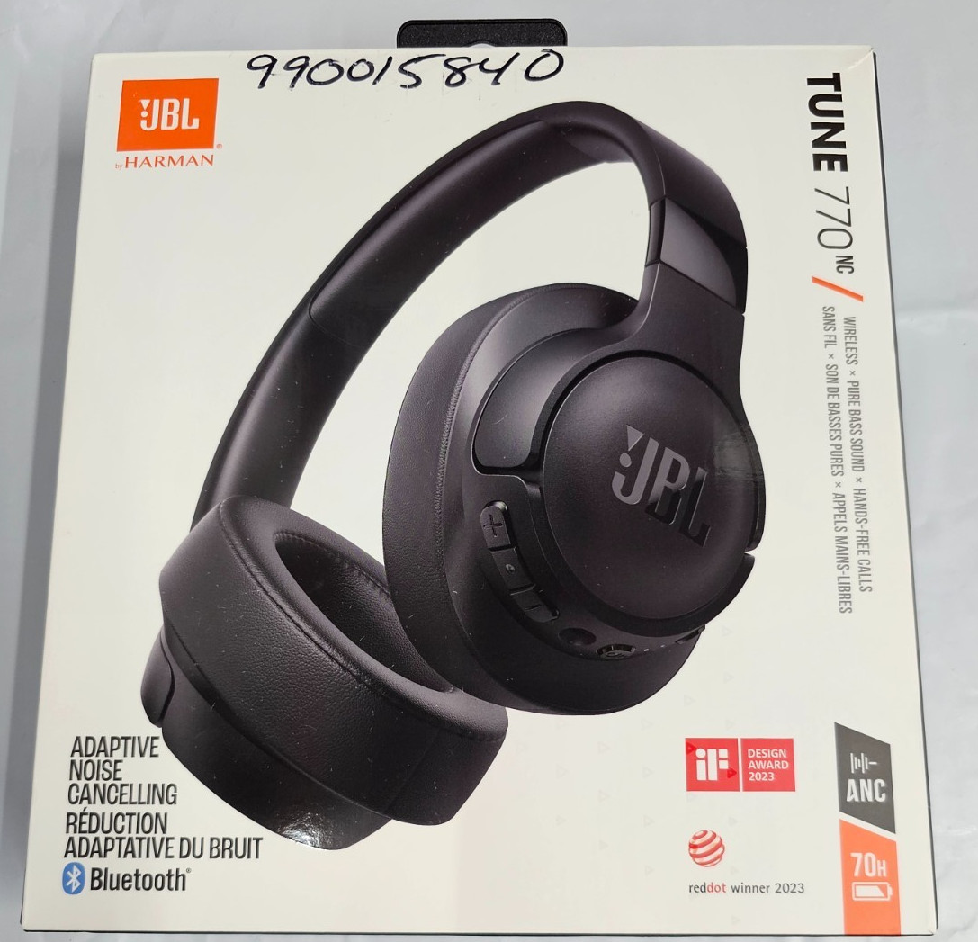 JBL Tune 770NC, Adaptive Noise Cancelling Wireless Over-Ear Headphones