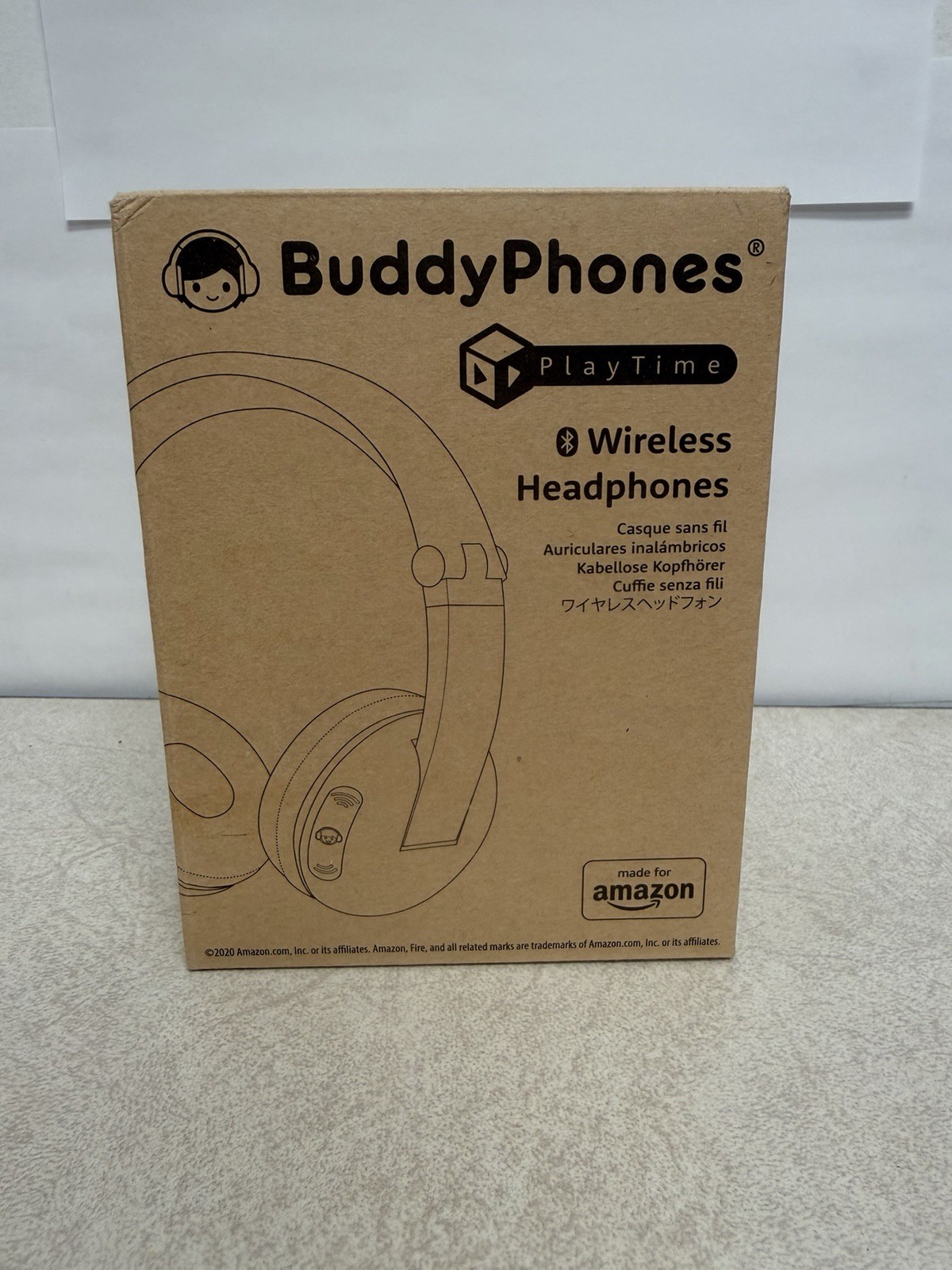 Kids Buddy Phones Playtime Wireless Headphones, Over-the-Ear Purple Buddyphones