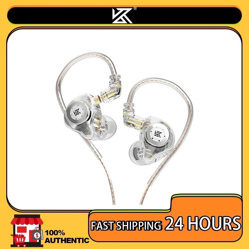 KZ EDX Pro Earphones Dynamic In Ear Monitor HiFi Wired Headphones Bass Stereo Ga