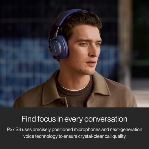 Bowers & Wilkins Px7 S3 Wireless Headphones Over Ear Px7S3 Wireless Headphones