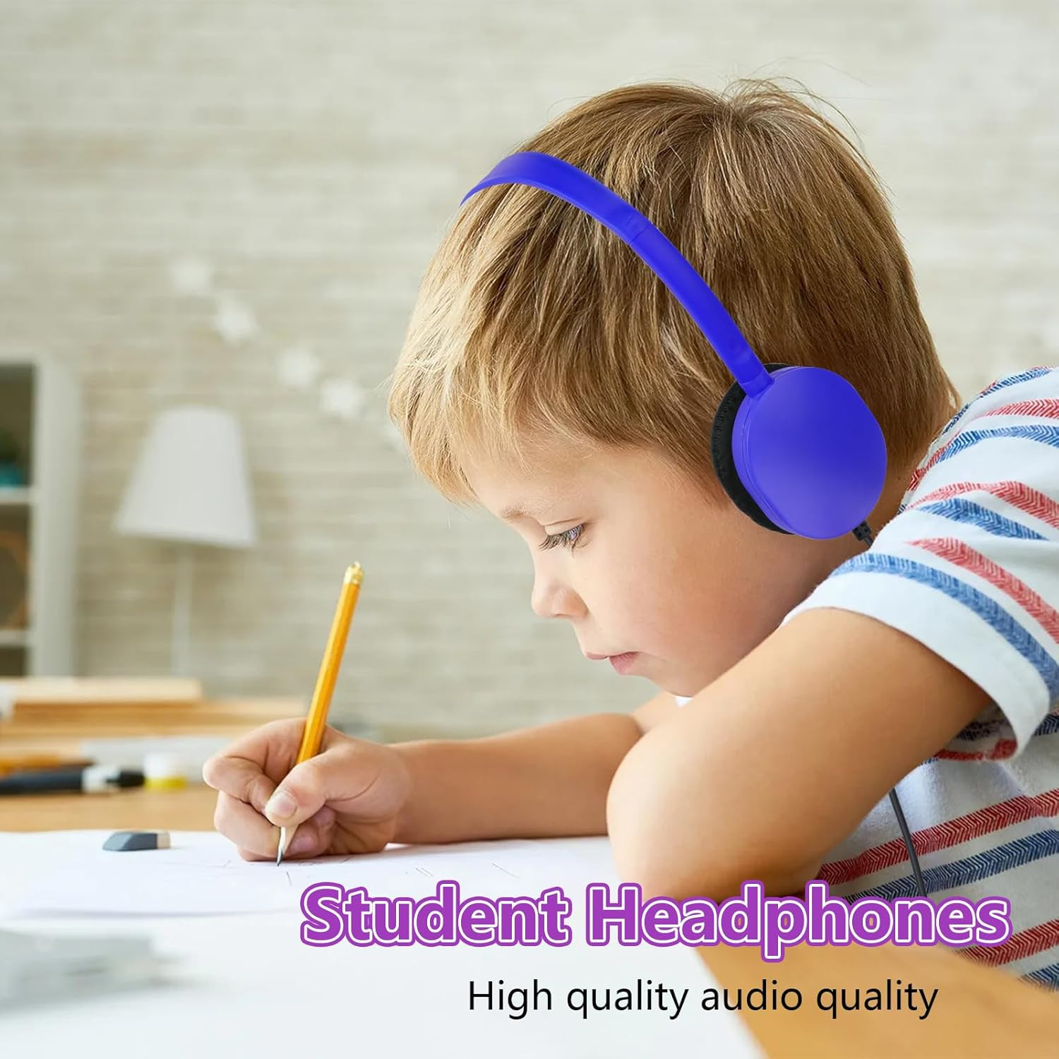 Classroom Headphones Bulk 30 Pack for School Kids,Wholesale Earphones Class Set