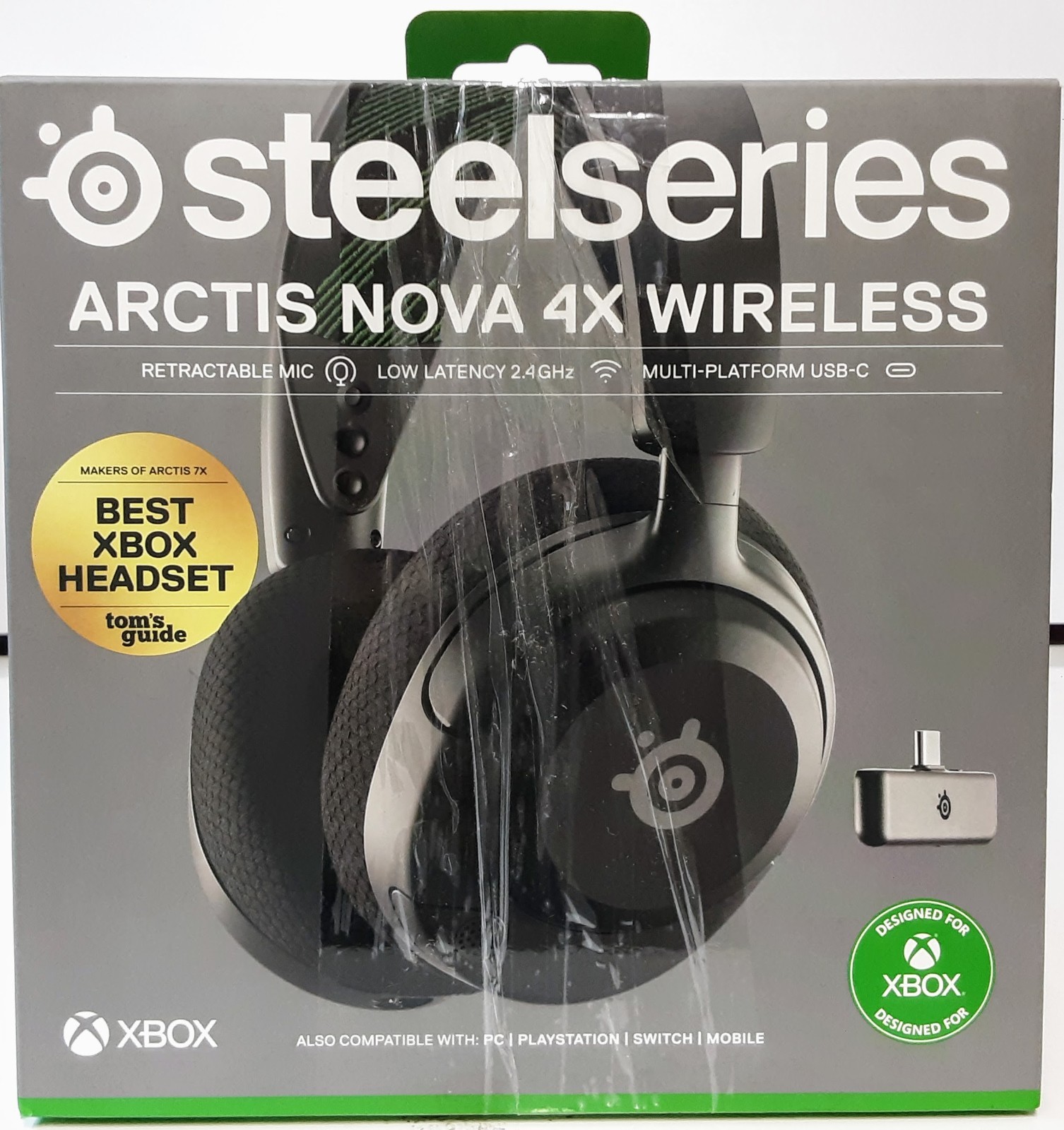 SteelSeries Arctis Nova 4X Wireless Gaming Headset with Retractable Mic