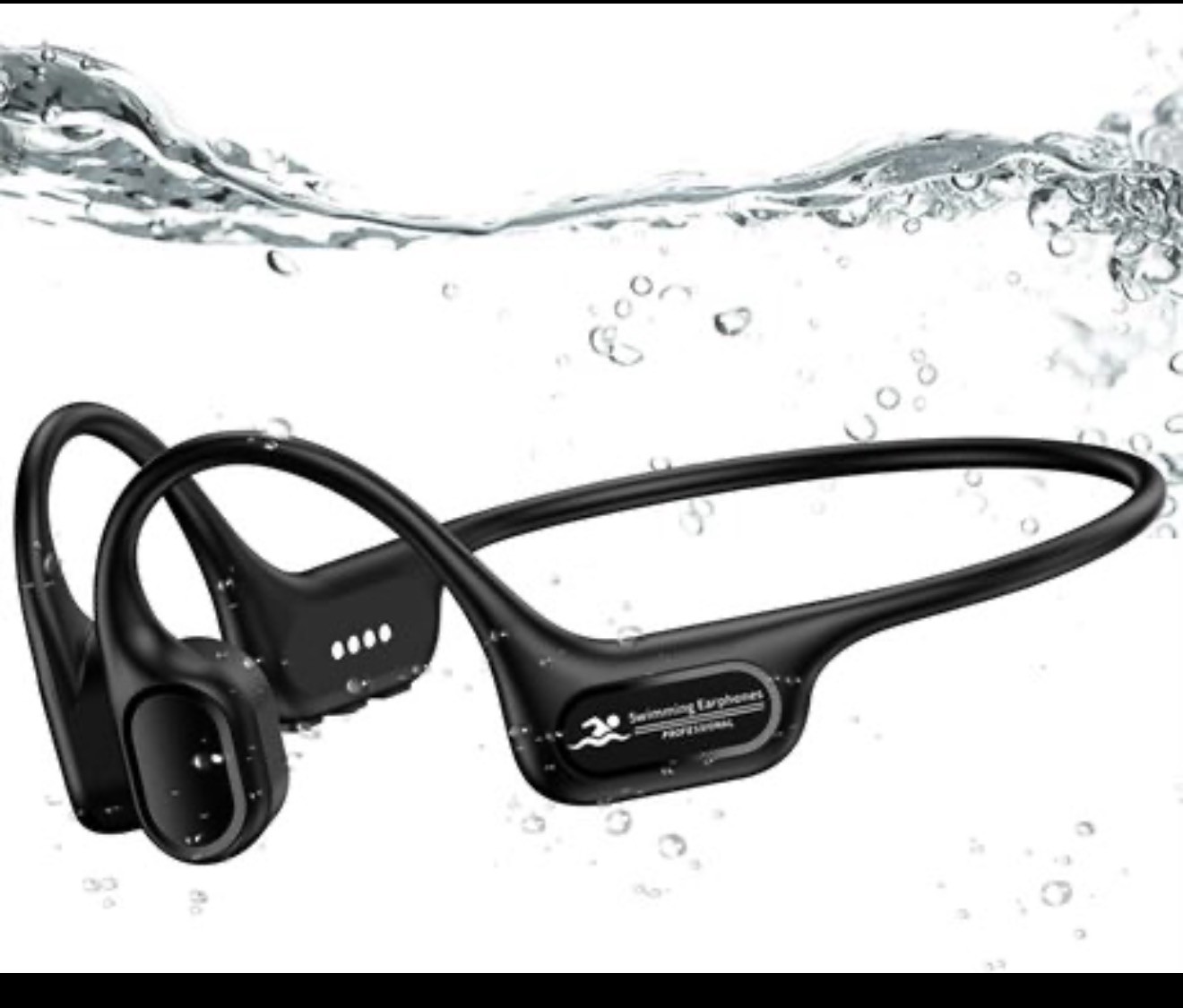 Hostena Bone Conduction Headphones with Mic, Open-Ear Headphones with Noise