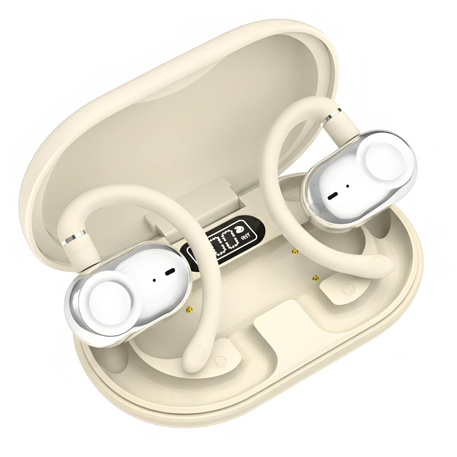 Open Ear Earbuds with Bi-Axial Adjustment Fit and Immersive Sound, Bluetooth …