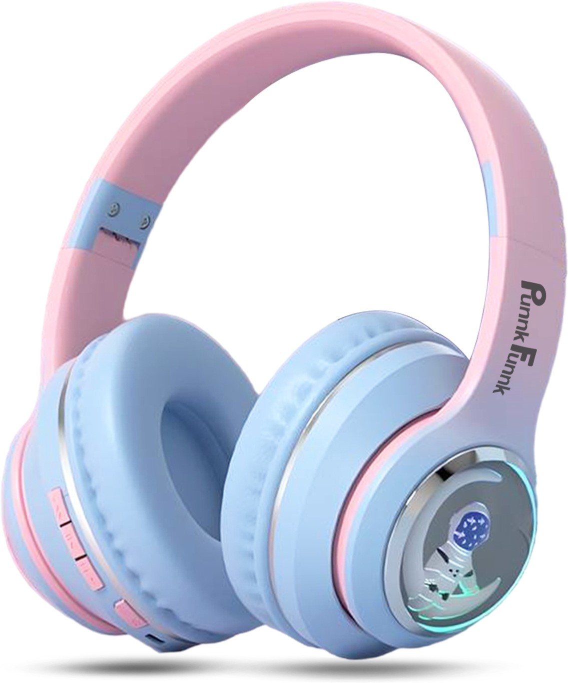 PunnkFunnk Astro Over-Ear Wireless Bluetooth Headphones | Noise Cancellation, 60