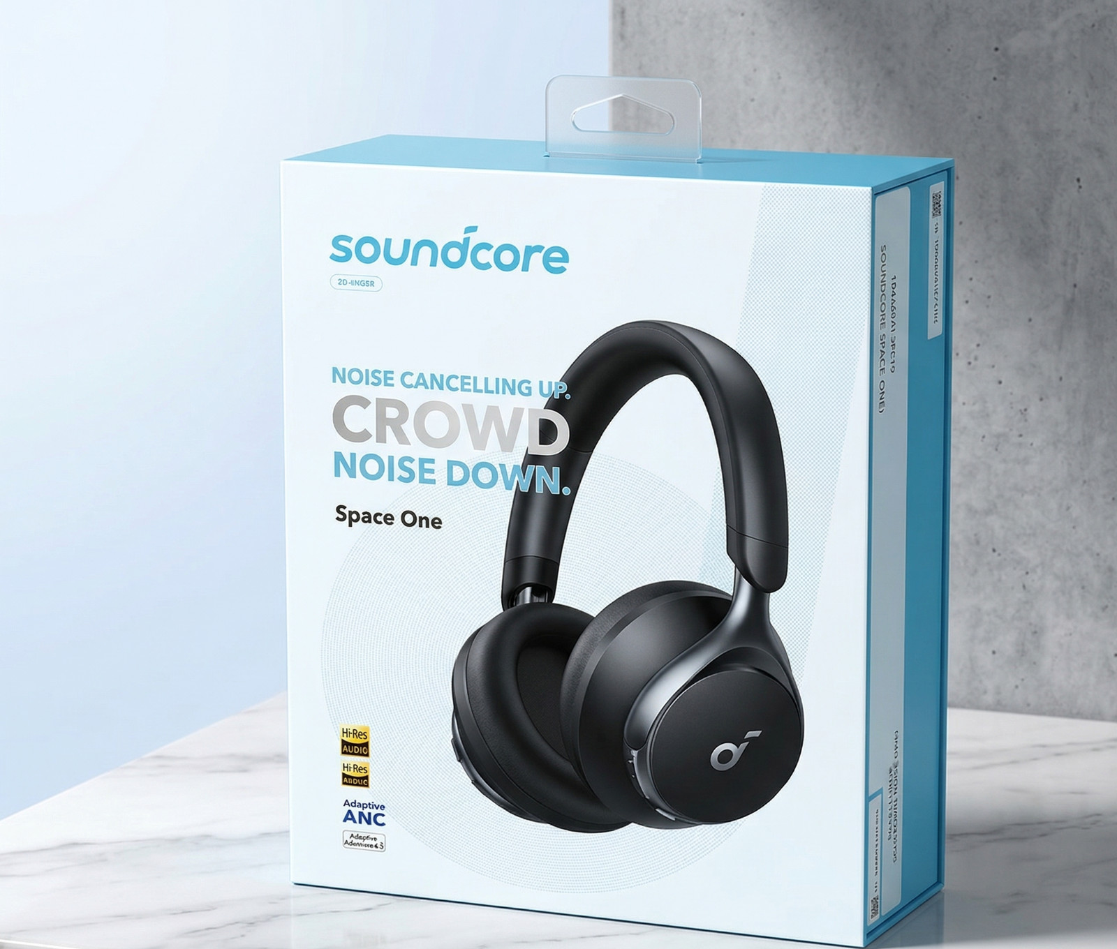 Anker Soundcore Space One Bluetooth Wireless Headphones Hybrid ANC 40H