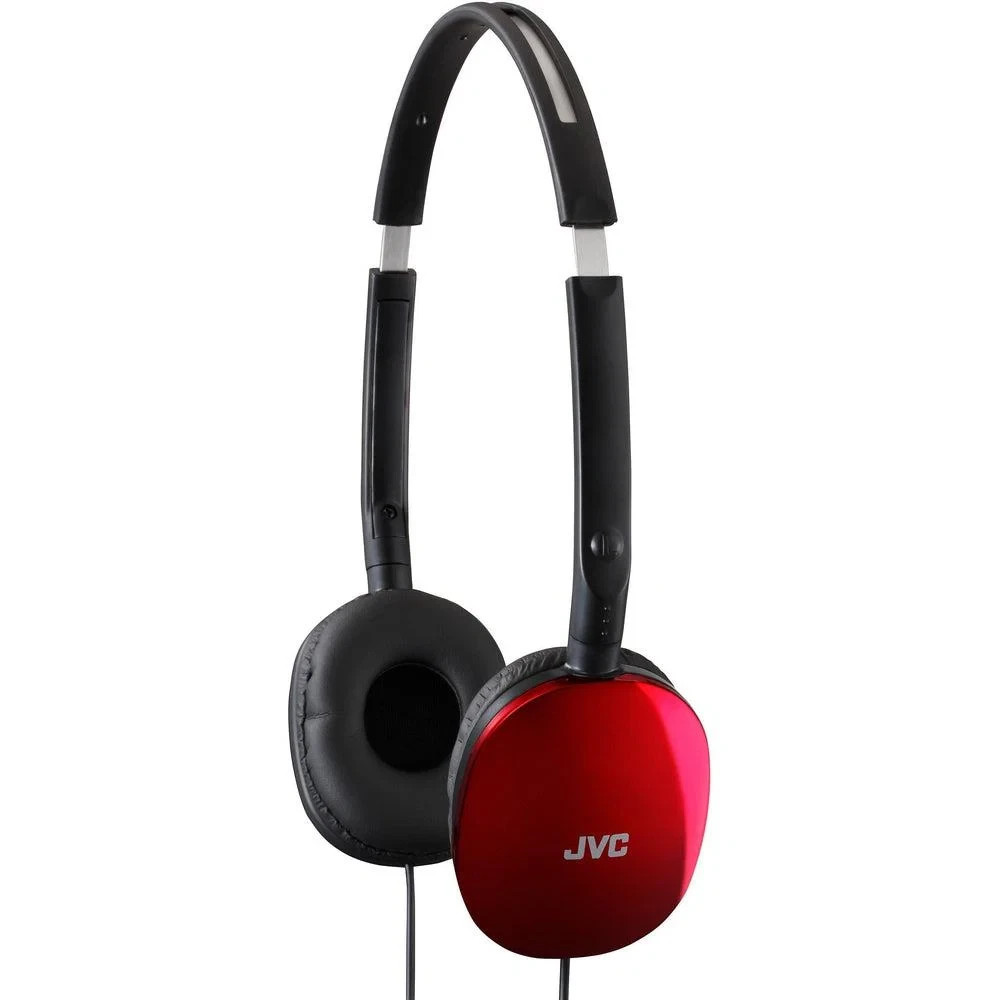 JVC HA-S160 Over the Ear Headphones – Red