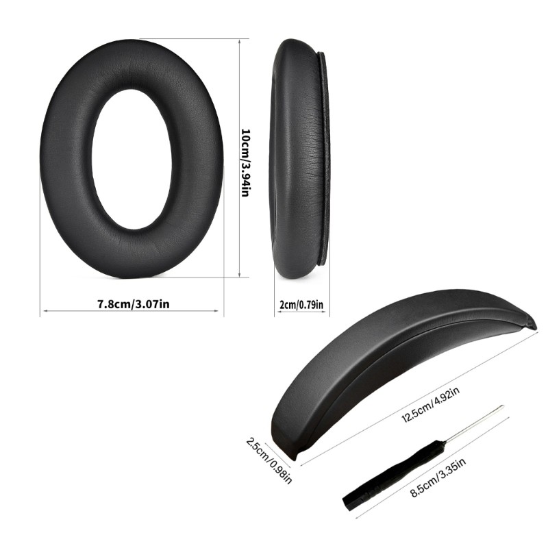 Replacement Ear Cushions Headband Pad For QC35 QC35II QC45 QCSE Headphone