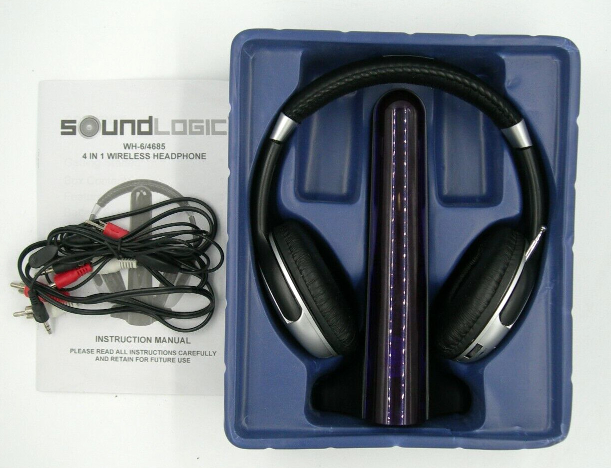 SOUNDLOGIC 4 In 1 Wireless Headphones