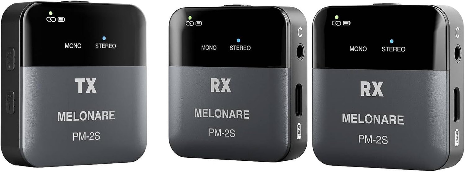 Wireless In-Ear Monitor System with 2 Receivers for Live Sound & Studios