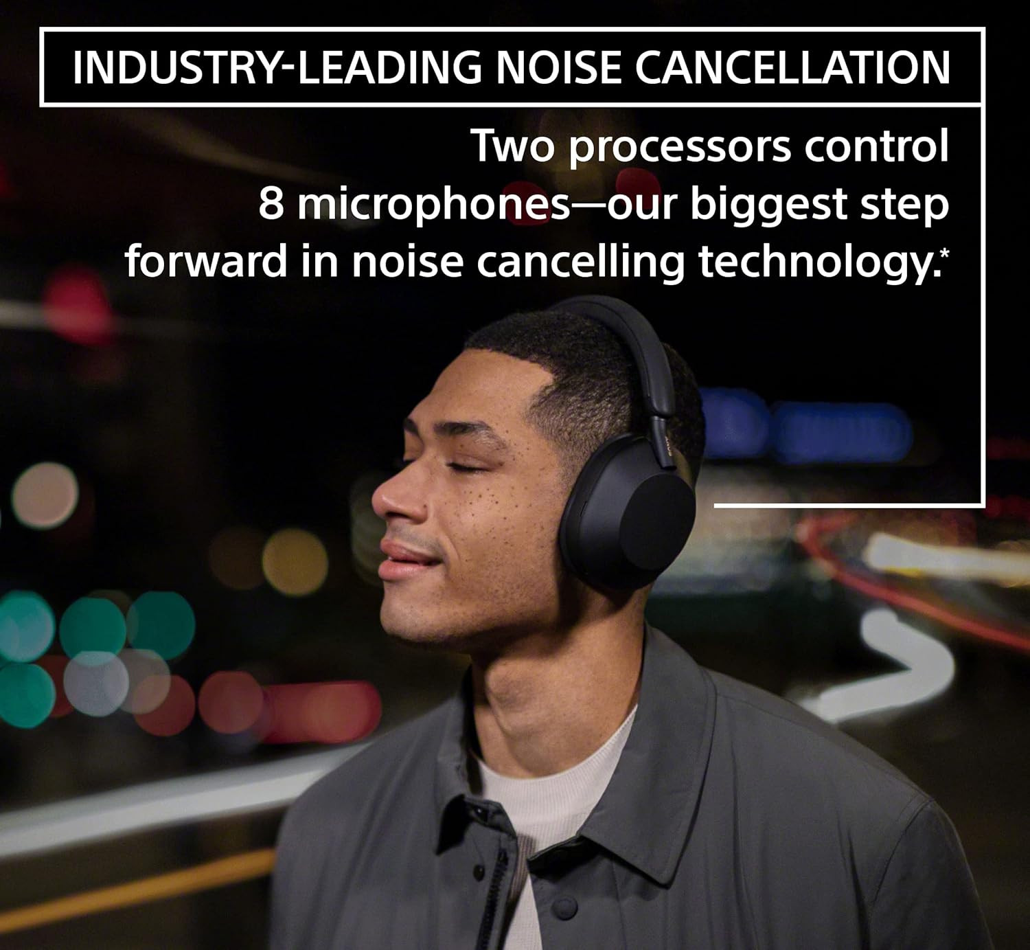 WH-1000XM5 Premium Noise Canceling Headphones, Auto NC Optimizer, 30-Hour Batter