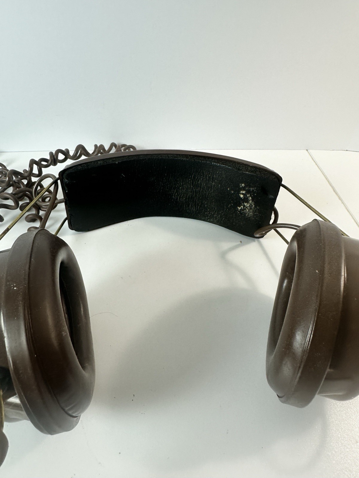 VINTAGE Koss SP-3xc Brown Stereophones Headset Headphones 1960’s Tested Works